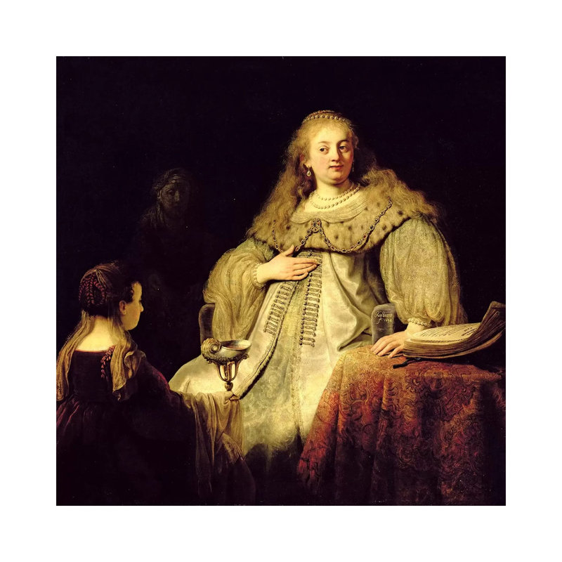 Artemisia, 1634 by Rembrandt Van Rijn - Wrapped Canvas Print, 30.48 cm H x 30.48 cm W