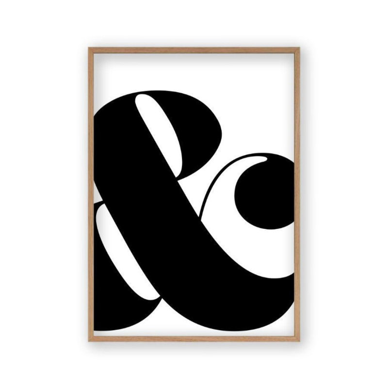 Print, 31 cm H x 22 cm W, Oak Frame