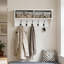 5 - Hook Wall Mounted Coat Rack