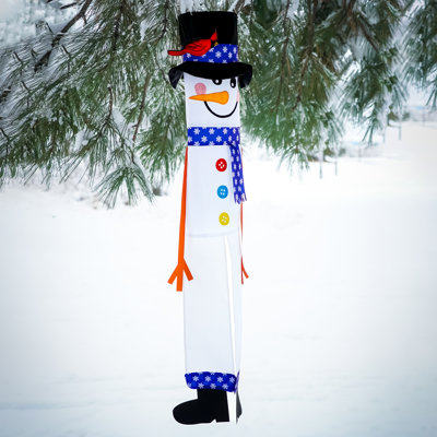 Lil' Snowman 3D 40" Windsock
