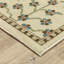 Tapis oriental en polypropylène tissé à la machine ivoire / or / orange-811255082