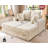Bahi Faux Fur Upholstered Chaise Lounge with Toss Pillows-99337019