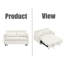 Causeuse moderne en velours-496164093