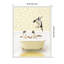 «Penguins in Cottage Yellow Bathaign» par Amy Peterson, reproduction d'art sur toile encadrée