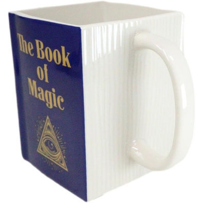 Tasse carrée en céramique Blue Book Of Magic Eye Of Providence