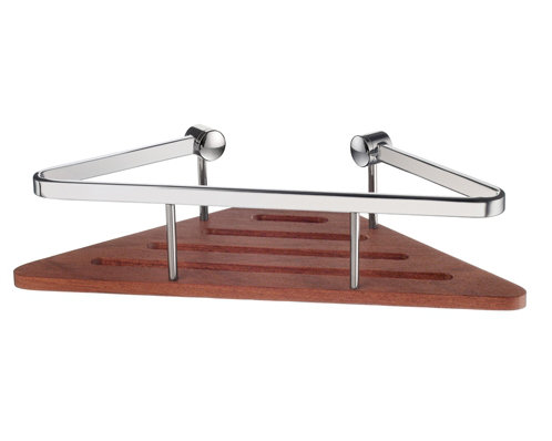 Witcher Drill / Screw Shower Caddy, Teak Wood