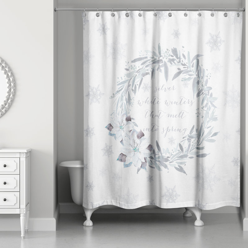Rideau de douche simple Demetriu