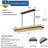 Jaylnn 60 - Light 54’’  Crystal Dimmable LED Kitchen Island Rectangle Chandelier(Includes 60XG4 Bulbs)-2077281858