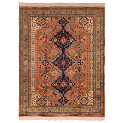 Tapis en cuivre Kargahi de qualité supérieure 7'3" x 9'4"