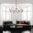 Merion 8 - Light Dimmable Wagon Wheel Chandelier