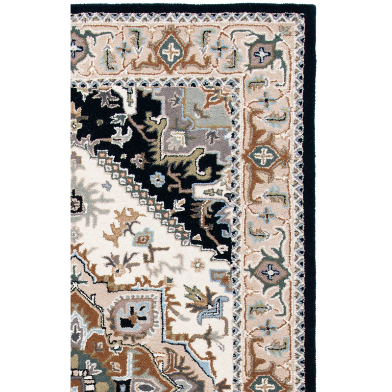 Tapis oriental en laine touffeté à la main Heritage, Carré 6 pi