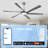 High Airflow Smart Ceiling Fan With Dimmable Led, Dc Motor-1671214717