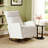 Rocking Chair, Modern Glider Chair, Recliner Armchair With Metal Legs And Side Pocket, Nursery Rocking Accent Chair With High Back For Living Room Bedroom-522802817