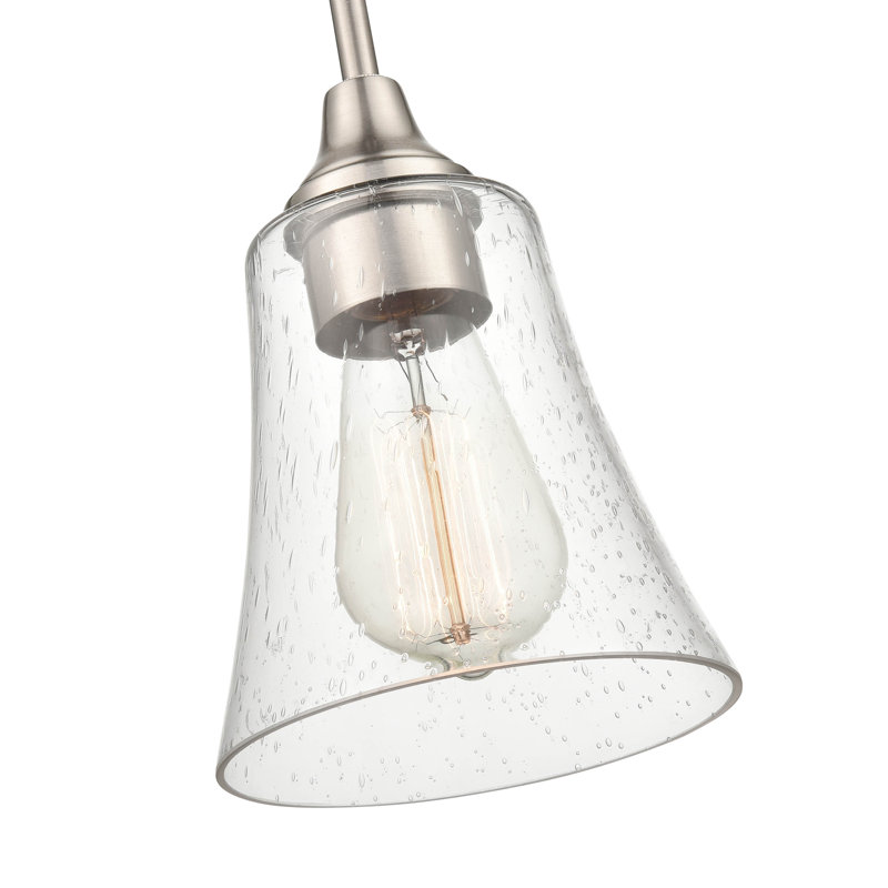 Turner 1 - Light Single Pendant, Brushed Nickel, 46.25" H x 5.75" W x 5.75" D