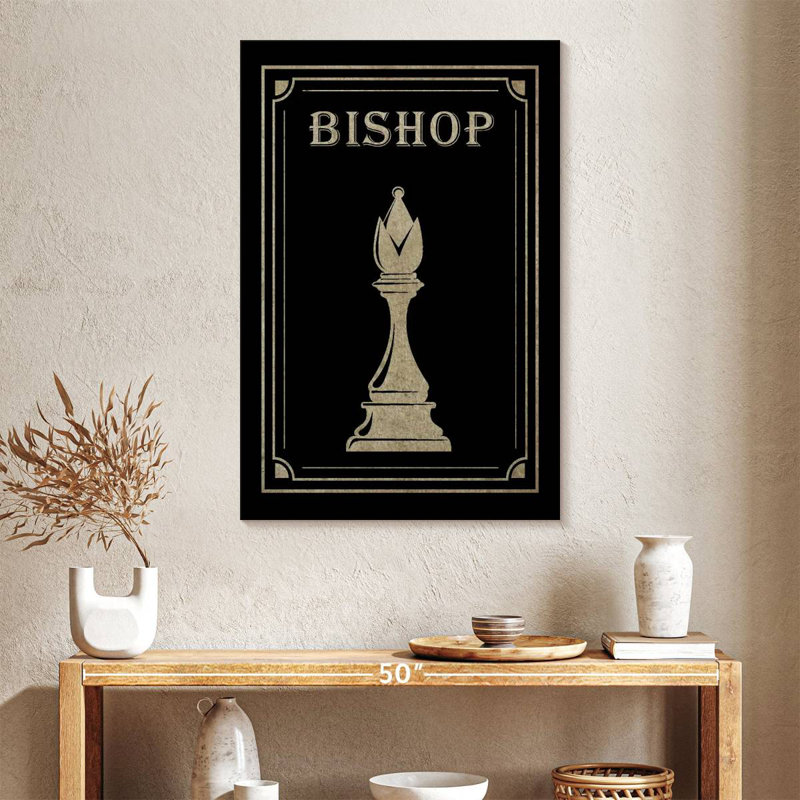 Chess Bishop, H 39 po x l 26 po