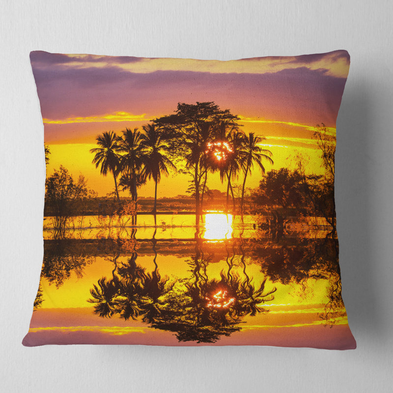 Coussin Trees, 16 po x 16 po, Carré