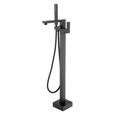 Floor Tub Filler with Diverter