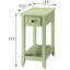 Table d'appoint compacte avec tablette et tiroir pour la vie
