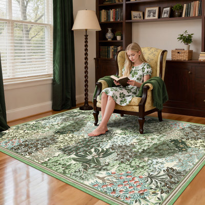 Tapis lavables pour le salon Tapis pour la chambre à coucher Tapis antidérapant pour la chambre à coucher Tapis de sol intérieur antitaches pour la salle à manger Bureau Pépinière