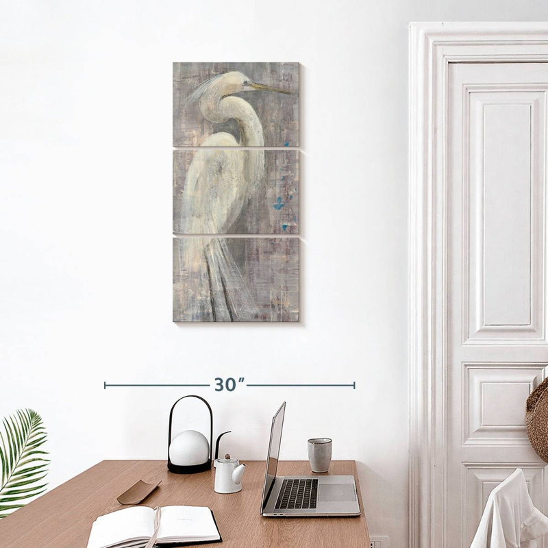 Aigrette côtière I, H 32 po x l 15 po