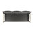 3 Seater Grey Outdoor With And Stable Iron Frame Strong Metal & Wood Robust-2049103765