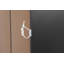 Armoire de rangement à 5 niveaux avec tablettes spacieuses, sécurité anti-basculement et surface facile à nettoyer pour une utilisation dans plusieurs pièces-20797698