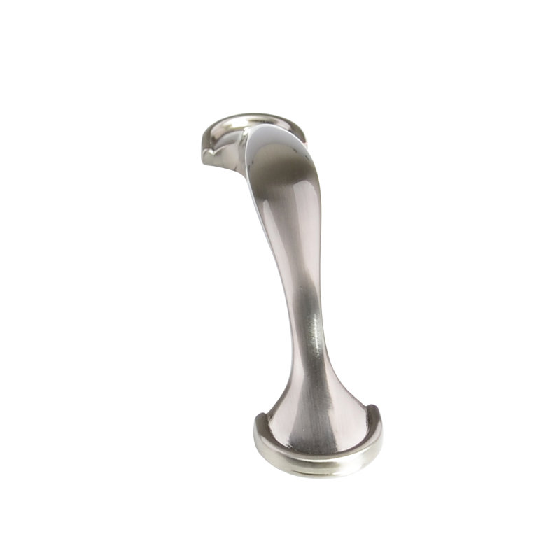 Ensemble de poignées courbées 3 po Traditional, Nickel satiné