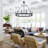 Beck 12-Light Dimmable Wagon Wheel Chandelier-882687926