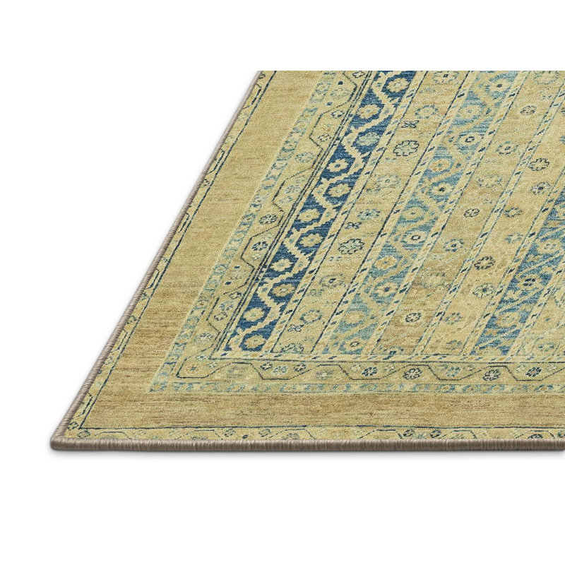 Abstract Indoor Rug, Rectangle 2' x 4'