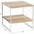 Household Essentials Square Wooden Side Table/End Table With Storage Shelf-1060687546