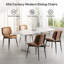 Chaises de salle à manger rembourrées en cuir de polyuréthane, chaises d'appoint pour salles à manger, cuisines et salons-109327965