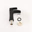 ADA Waterfall Bathroom Faucet - Single Handle Brass Faucet With Drain, 1-Hole Brushed Nickel-125231416