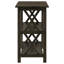 Console Deep Merlot avec 2 tablettes