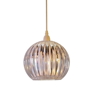 Salcedo 1 - Light Beige Dome Pendant