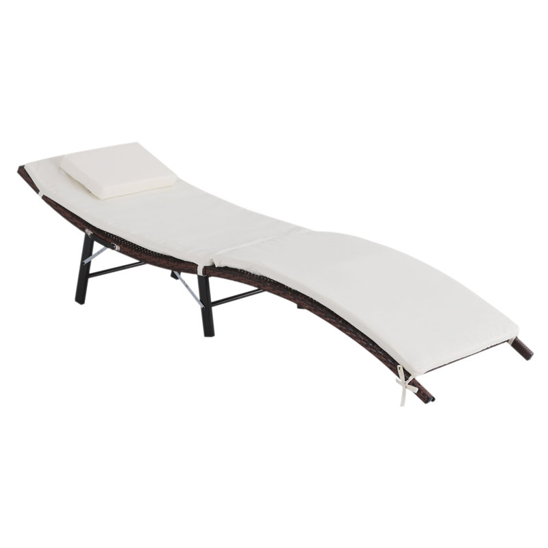 Aymelia 196cm Long Reclining Single Chaise with Cushions