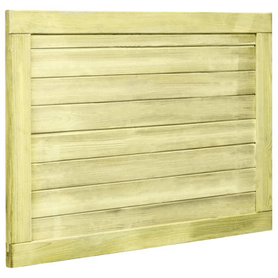 Fogleman 75.0062cm H x 99.9998cm W Green Wood Gate