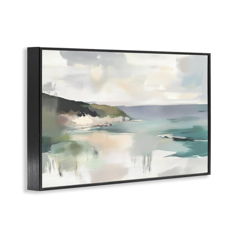 Giclée sauvage, paysage encadré, design par Mona Grace, Giclée encadrée noir minuit, H 20 po x l 30 po