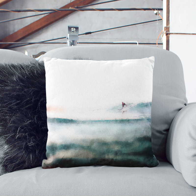 Square Throw Cushion, 55cm H x 55cm W x 20cm D