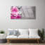 Floral Flower Stones - No Frame Print on Glass