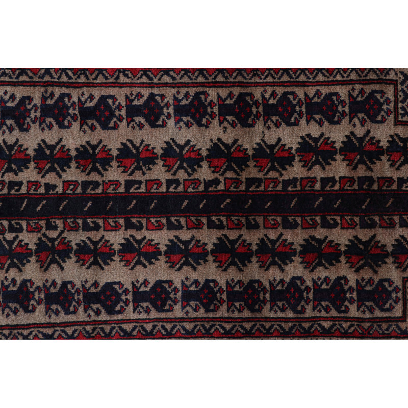 One-of-a-Kind 3'2"X4'7" Hand Knotted Area Rug