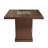 Roseleaf Square Steel Propane Smokeless Fire Pit Table with Hidden Fuel Tank