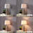 27” Natural Rattan Table Lamps Set of 2