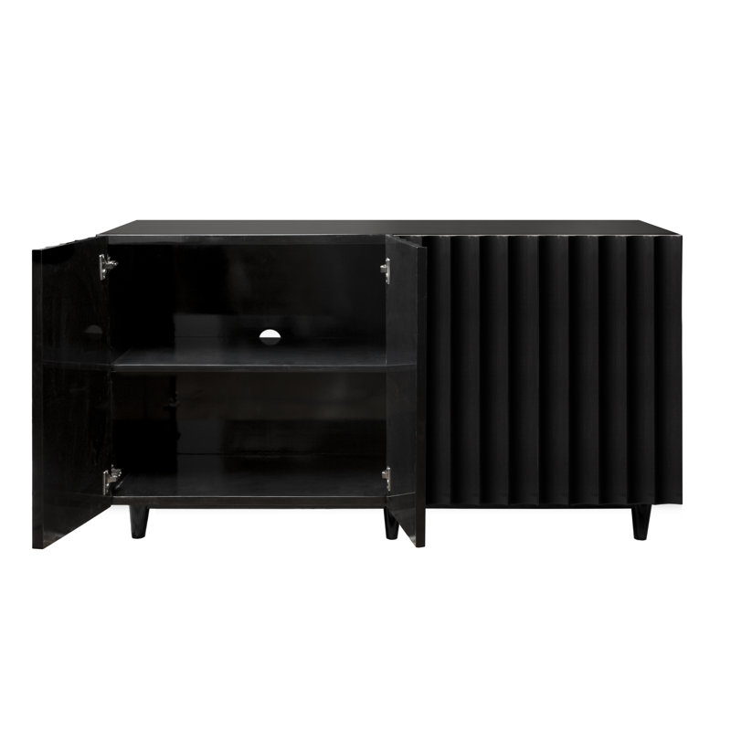 Odette 60'' W Sideboard, Black Lacquer
