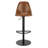 Safeta Swivel Upholstered Adjustable Height Counter Stool-2012125271