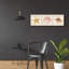 «Sea Shells E» par Jean Plout, art mural en verre acrylique, 48 po x 16 po-77386009