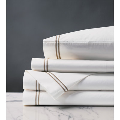 Enzo Egyptian Cotton Percale Sheet Set