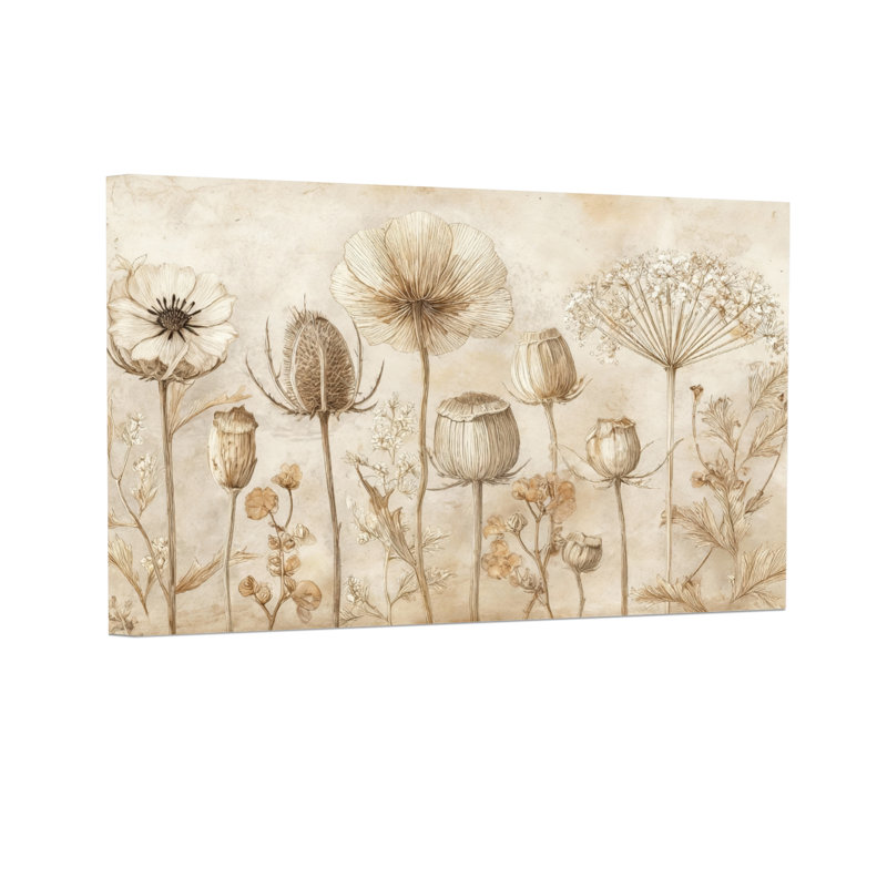 Plantes et fleurs, H 16 po x l 24 po