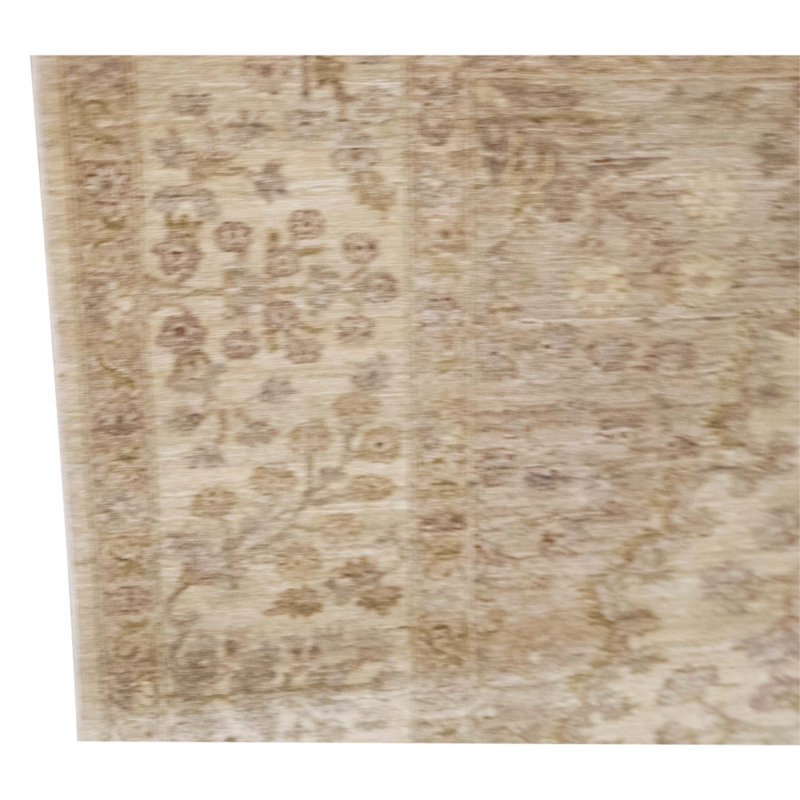 Tapis unique gris / beige / ivoire de 6 pi 3 po x 8 pi 6 po