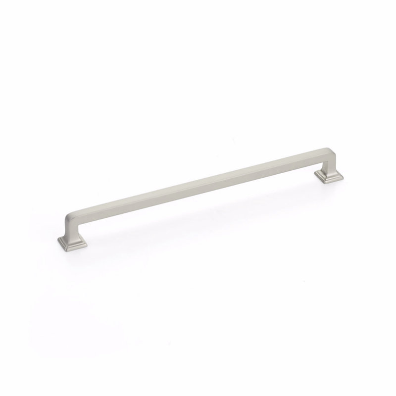 Schaub Menlo Park Cabinet Pull 10" Centre to Centre, Satin Nickel