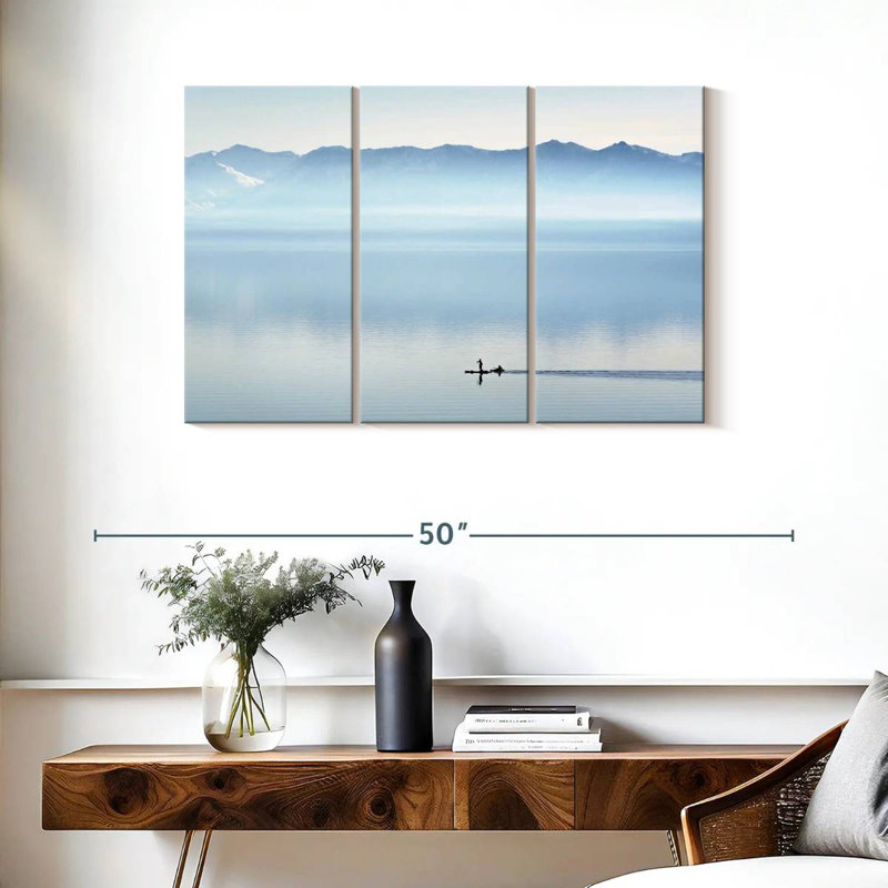 Alvord Paddleboarding In North Lake, 24" H x 38" W